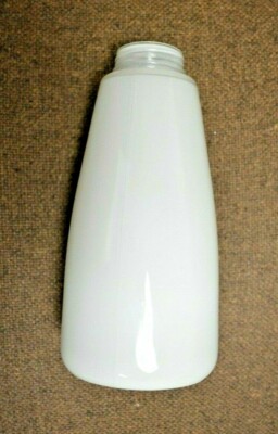 8.75'' x 2'' WHITE MID-CENTURY Pole Lamp THREADED Fitter GLASS Shade VINTAGE 10703