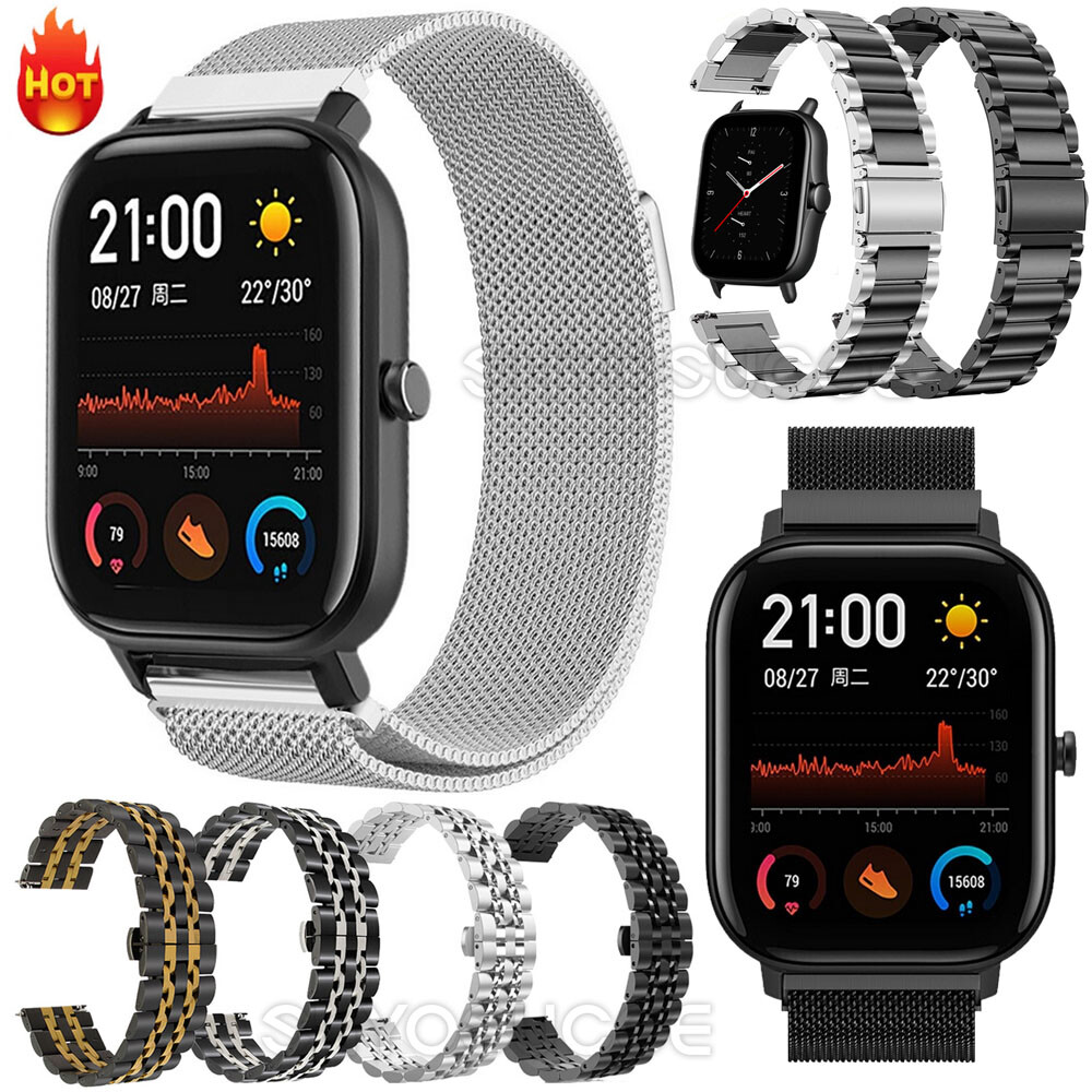 Strap Correa Amazfit Gts Original Stainless Steel Watch Band Strap