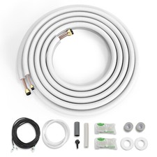 25-50FT Air Conditioner Copper Line Set, Line Tube Line Pipe with Nuts & Kits