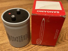 NOS Sangamo 3000MFD 150V Large Can Capacitor Type DCM Vinylclad Made In USA