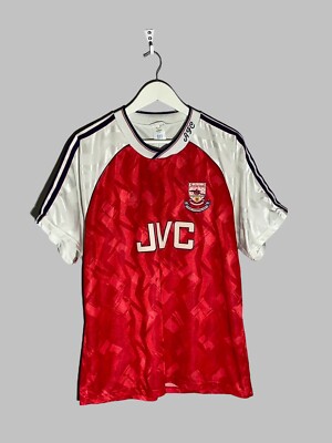 Arsenal Fc Adidas 1990/91 League Champions Vintage Football