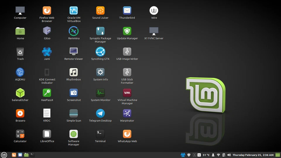 Linux Mint 22 Cinnamon Live USB (64-bit) – Bootable Installer UEFI/Legacy 4GB - Image 4 of 4