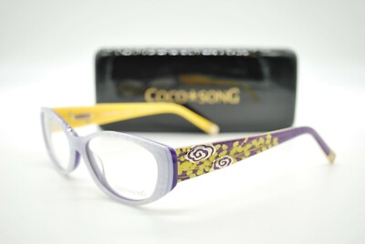 NEW COCO SONG OVER AGAIN COL. 5 AUTHENTIC EYEGLASSES FRAMES RX 53-15