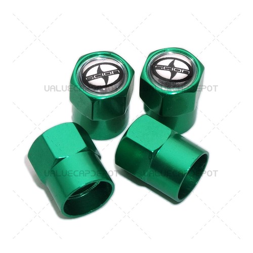 Hex Scion Logo Emblem Car Wheels Tire Air Valve Caps Stem Dust Cover Sport TRD - Picture 9 of 11