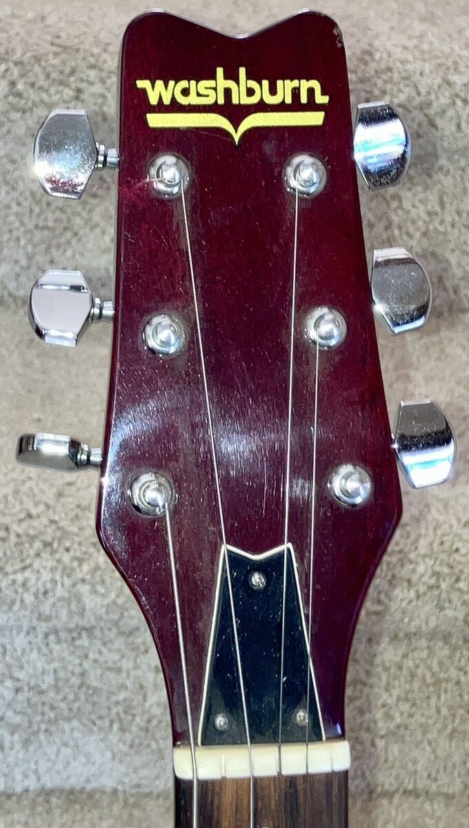 1978/79 Washburn Wing Series Transparent Red Raven Electric 1978/79 Washburn Wing Series Transparent Red Raven Electric