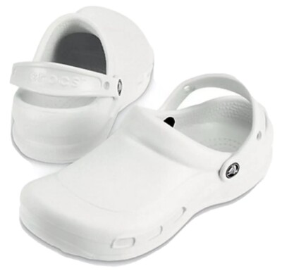 Crocs Specialist Unisex Clogs White Medical Worker Comfort 10073-100 Wmn Size 10