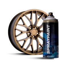 Subaru Gold Safron Metallic Alloy Wheel Paint Aerosol Spray Basecoat 1k - 400ml