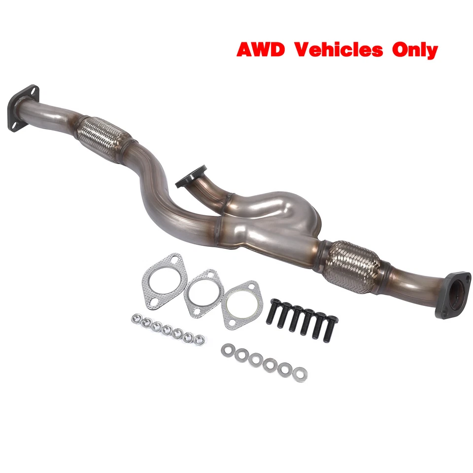 Tubo de escape delantero flexible en Y para Hyundai Tucson Kia Sportage 2,7 L V6 GAS AWD 05-08 Foto 4 de 4