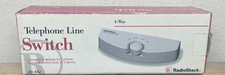 RadioShack Telephone Line Switch 'Connects 4 Devices To 1 Phone' 43-442 NEW