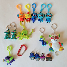 Lot of 15 Kids Heart Challenge American Heart Association Keychains Charms Ring