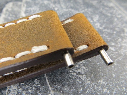 New 22mm Big Assolutamente Leather Strap Brown Watch Band for PANERAI 22 mm - Picture 6 of 6