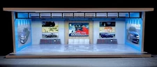 JDM R32 Theme 1:64 Model Garage Diorama LED Lighting! FAST SHIP For Hot Wheels