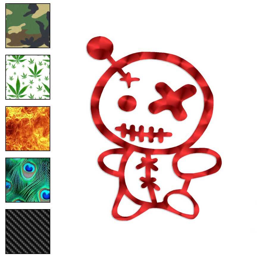 Voodoo Doll Cute, Vinyl Decal Sticker, 40 Patterns & 3 Sizes, #724