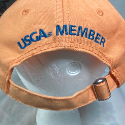 USGA Baseball Cap 2015 US Open Chambers Bay Mens Orange Adjustable