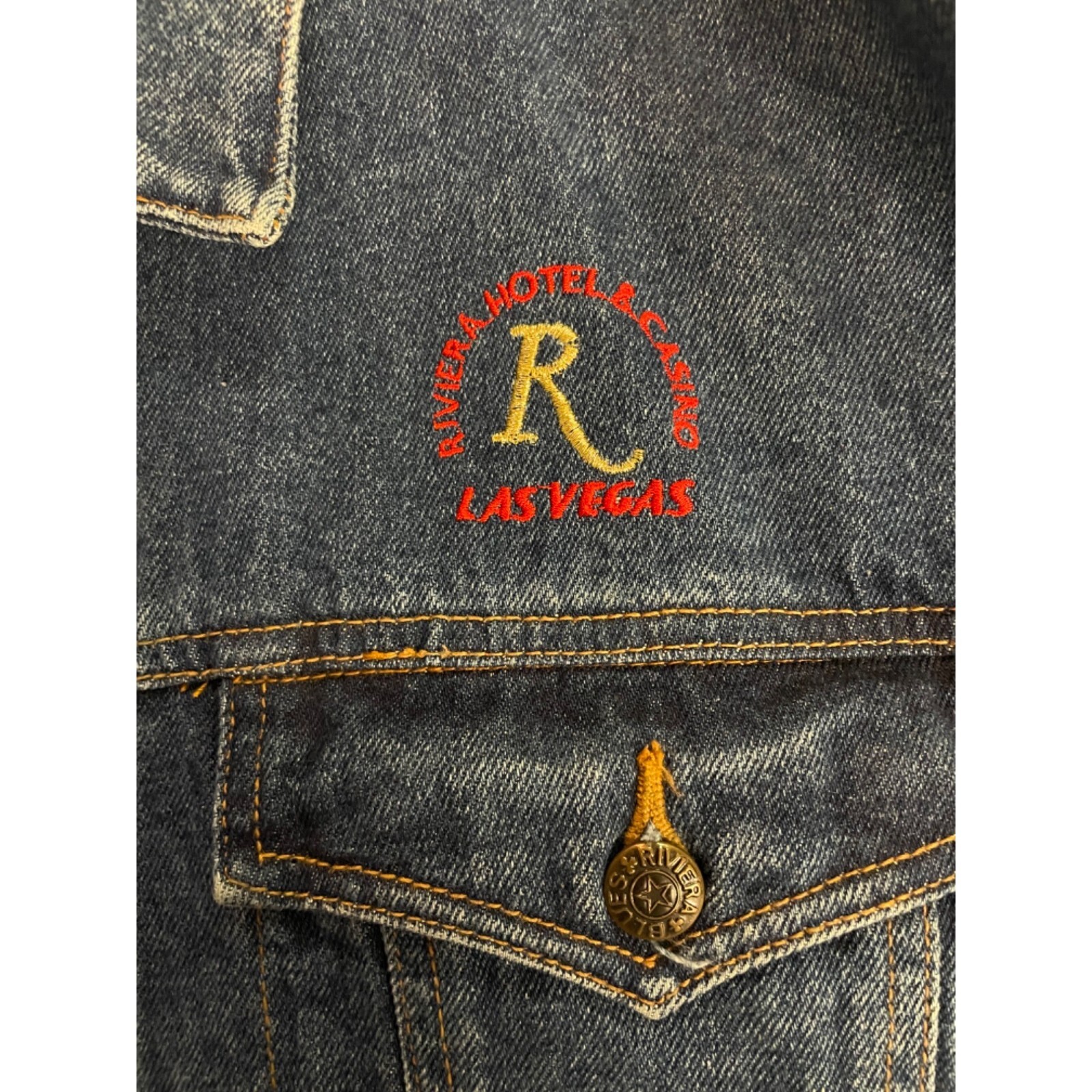 Vintage Riviera Blues Riviera Hotel Casino Embroidere… Gem