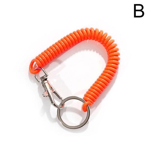 Porte-clés Spirale Rétractable Ressort Téléphone Anti-Perte Cordon Sangles Porte-clés - Photo 11 sur 19
