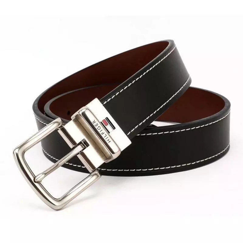 Tommy Hilfiger Leather Reversible Belt in Blue for Men