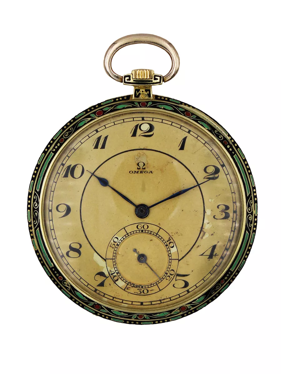 Omega art hotsell deco pocket watch