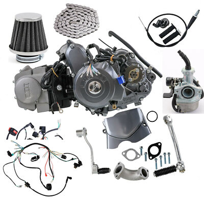 #ad #ad Lifan 125CC 4 Stroke Engine Motor Semi Auto Kit Dirt Bike XR70 ATC70 CRF Honda $568.05