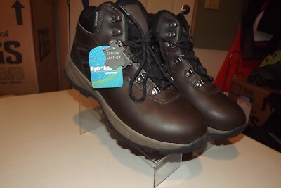 NEW WITH TAGS EDDIE BAUER WATERPROOF   LEATHER UPPER Mens Boots 12M X044