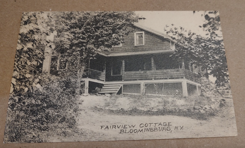 FAIRVIEW COTTAGE BLOOMINGBURG , N.Y. Published by D.F. Collins Bloomingburg