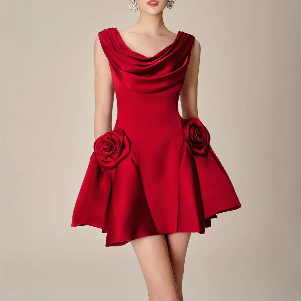 open lace back dress A Night in Paris (21 colors)  daintyjewellsfoundation