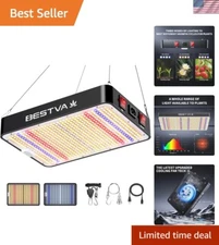 All-in-One 1000W Full Spectrum Grow Light - Remote Control, Excellent Cooling