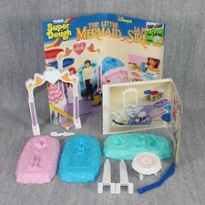 DISNEY TYCO Super Ciasto Mała Syrenka Zestaw Vintage lata 90. Formy Europejskie