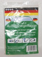 2 StüCk AußEnspiegelflagge Deutschland Schwarz Rot Gold FußBall NEU OVP