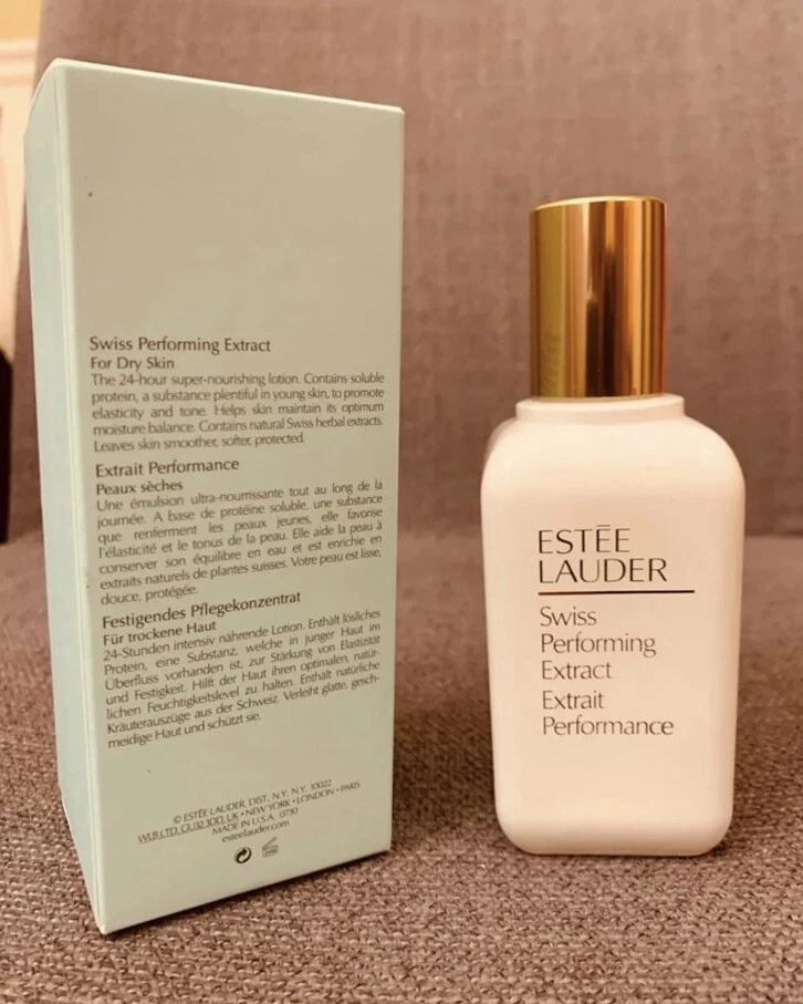 Extracto suizo Estee Lauder 3,4 oz/100 ml para piel seca/normal nuevo en caja Foto 3 de 3