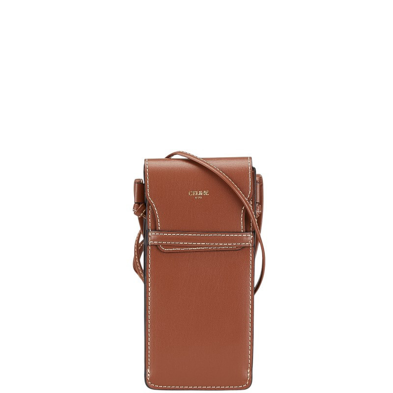 新品です！CELINE MC914 ブラウンレザーポーチ 新品です！CELINE MC914 ブラウンレザーポーチ