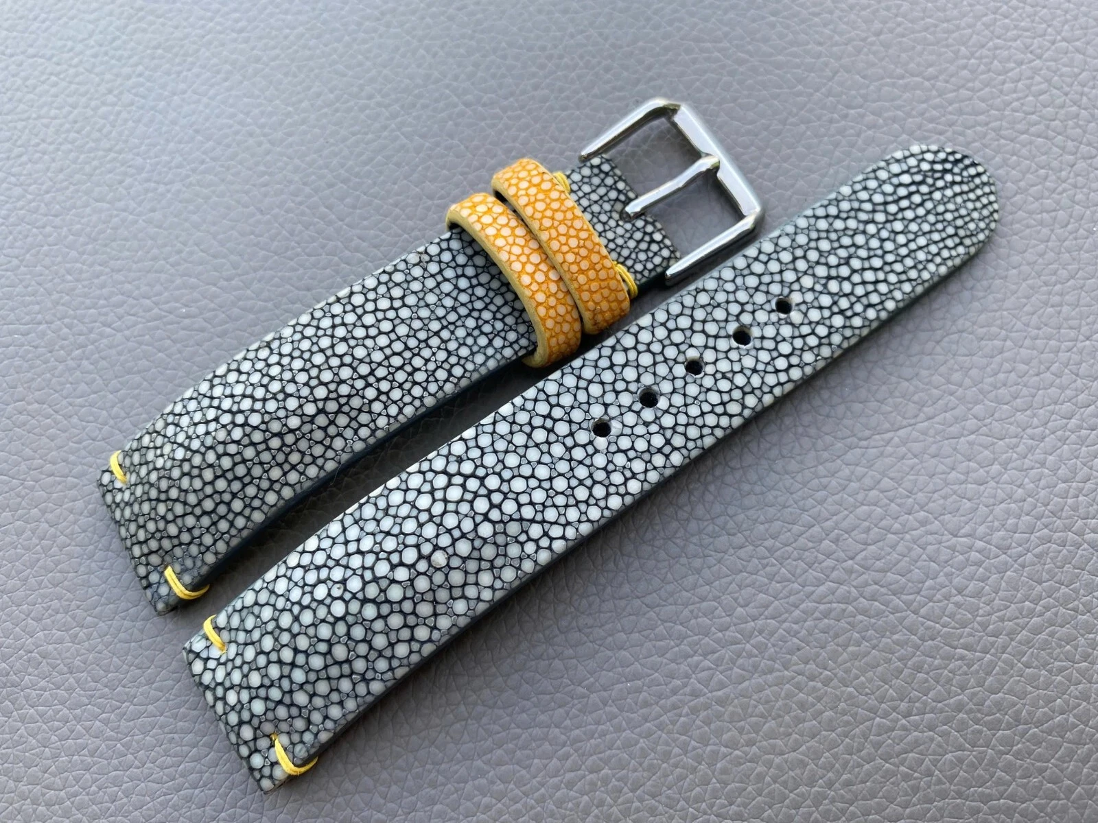 Genuine skin Watch Strap Band Size 14 15 16 17 18 19 20 21 22 23 24 25 26 30mm