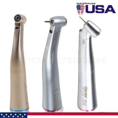 NSK Style Dental 1:5 / 1:1 /1:4.2 45° LED Fiber Optic Contra Angle Handpiece - Picture 6 of 20