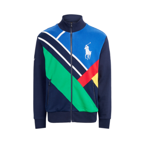 Polo Ralph Lauren Stadium Bear Colorblock Beacon CP93 US Open Ball Person Jacket - Picture 1 of 12