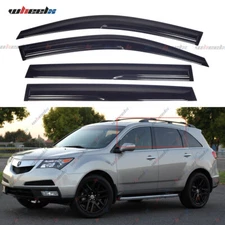 4x For 07-13 Acura MDX JDM 3D Wavy Mugen Style Window Visor Rain Guard Deflector