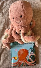 Jellycat Octopus Odell 49cm with The Fearless Octopus book