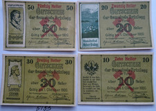 XX  RARE    AUSTRIA - GEMEINDE  BRIXLEGG / TYROL -FULL SET- AU/UNC  - JPR 104c
