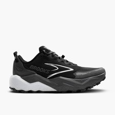 Brooks Caldera 8 Mens Size 8.5 Trail Running Shoes Black/White Hiking NEW