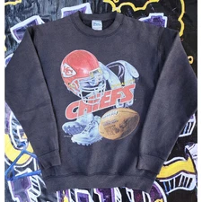Vintage 1990s Kansas City Chiefs Apex One Crewneck s Small