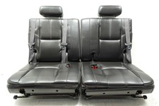 2007-2014 Oem Gm Chevy Tahoe Yukon Suburban 3rd Row Rear Seats Black Leather