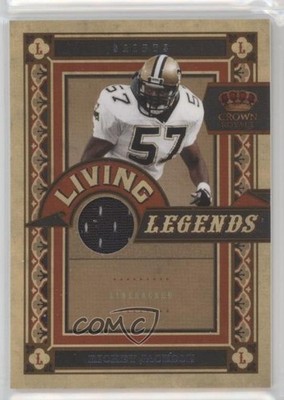 2010 Panini Crown Royale Living Legends Materials 11/299 Rickey Jackson HOF 5w0