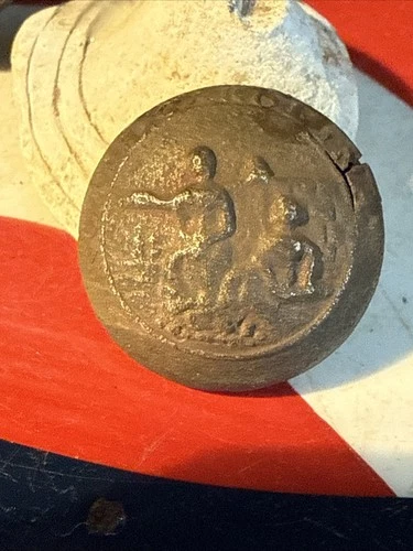 Dug Civil War 💥 🇺🇸 💣 Confederate North Carolina State Coat Button