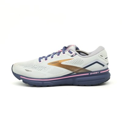 Brooks Damen Ghost 15 Sportschuh EU 43 Weiß/Blau/Bronze/Pink 1203801B492