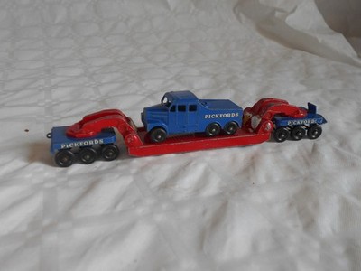Lesney Matchbox Major Pack 6 Pickfords Tieflader und Betrug Sattelzugmaschine