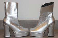 L’Intervalle Silver Platform Boots Women’s UK 6