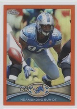 2012 Topps Chrome Retail Orange Refractor Ndamukong Suh #31 yj7