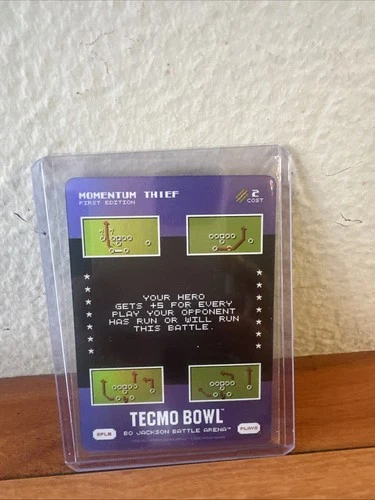2026 Battle Arena Tecmo Bowl Bonus Play BPL8 FIRST EDITION Momentum Thief FOIL