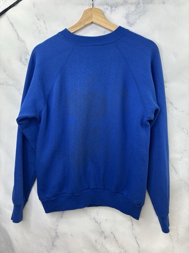Vintage 1958 Mayo Spruce Snoopy Dog Peanuts Blue Sweatshirt M sweater 50s Retro - Picture 3 of 22