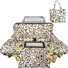 Polovillae Shopping Cart Cover for Baby 2-in-1 High Chair Cover with Safety