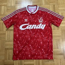 Vintage Liverpool FC Home 1989-90 Adidas Soccer Jersey Men's Size Medium